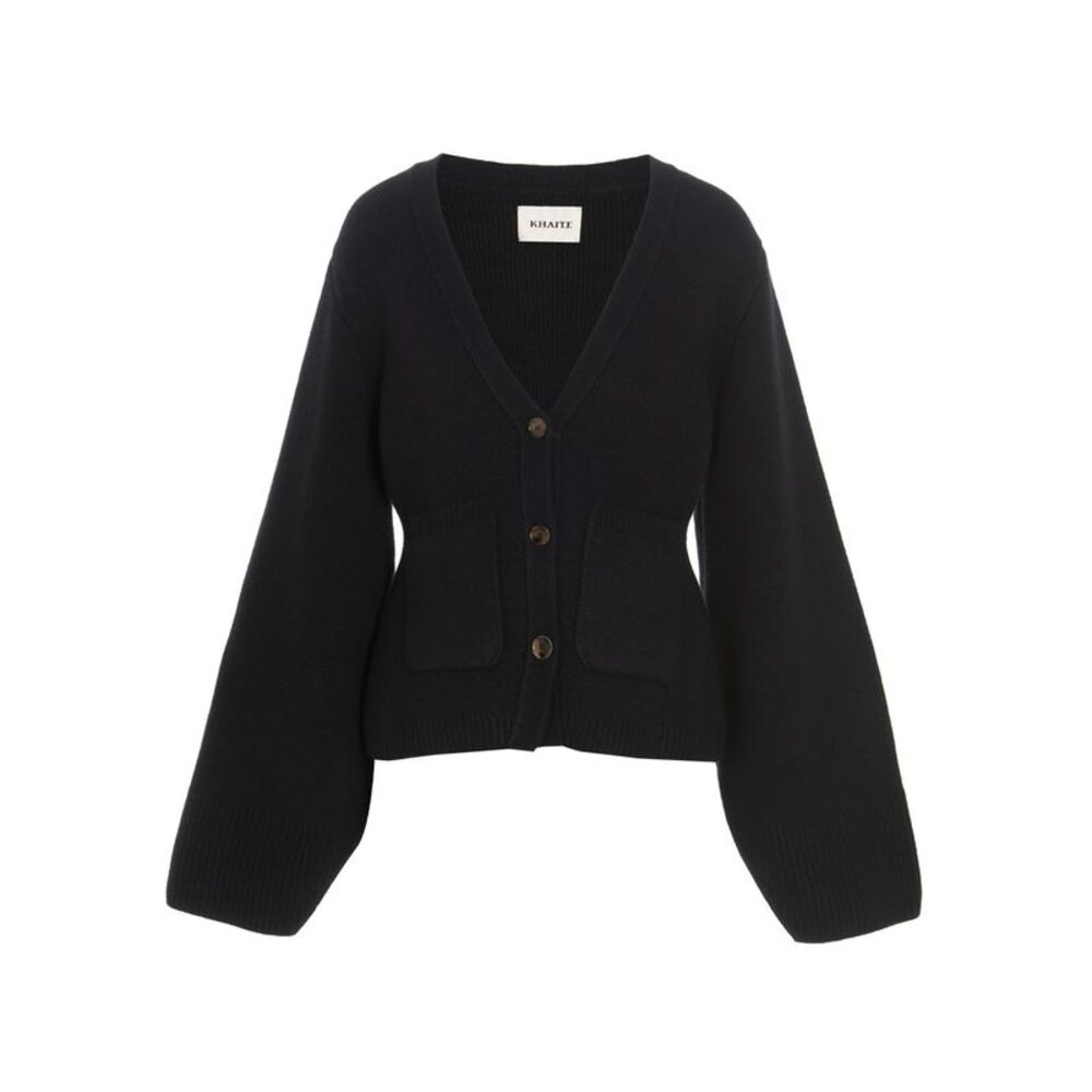 Khaite Black Cashmere Women's Cardigan